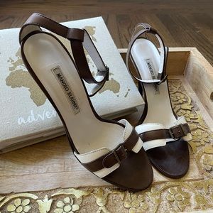 Vintage Manolo Blahnik Buckle Heels